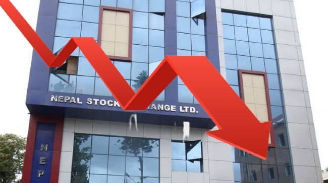 नेप्से परिसूचक २२ अङ्कले घट्यो