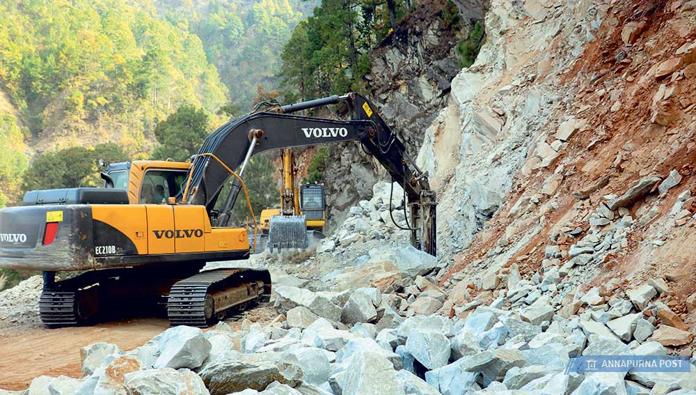 मातातीर्थ र फाखेल–फर्पिङ सडक दुई महिना बन्द हुने