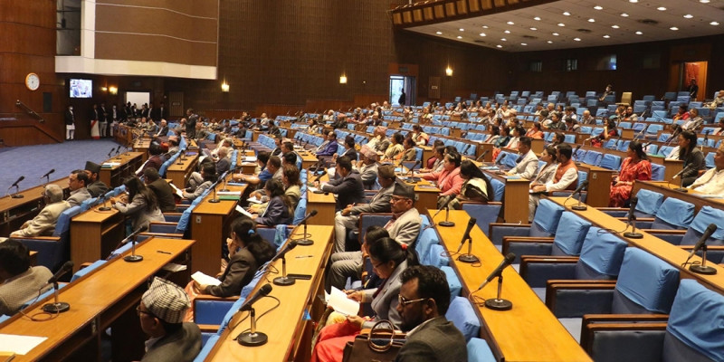 प्रतिनिधिसभा बैठकः राजनीतिक दलसम्बन्धी विद्येयक प्रस्तुत गरिने