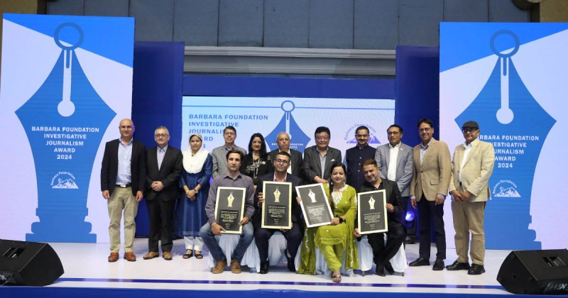 ‘बारबरा फाउन्डेसन खोजी पत्रकारिता पुरस्कार, २०२४’ चार पत्रकारलाई प्रदान