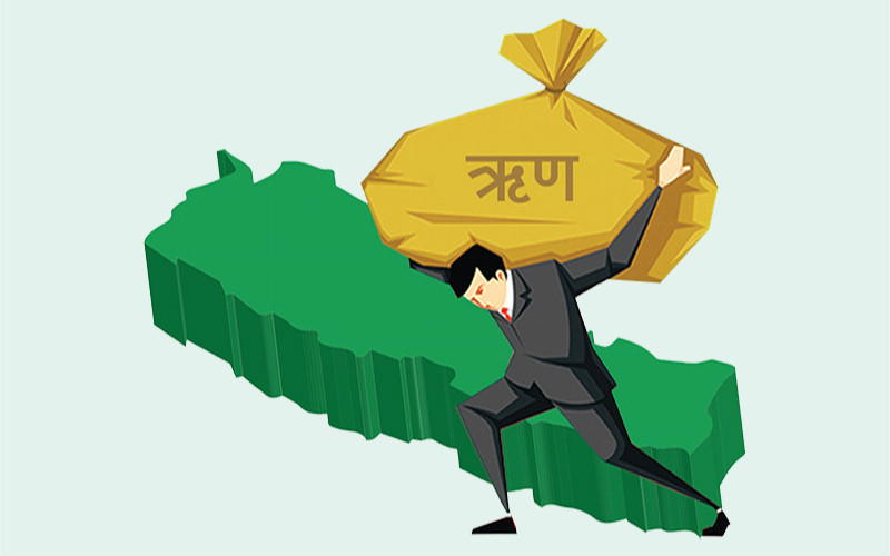 देशको सार्वजनिक ऋण २४ खर्ब पुग्यो