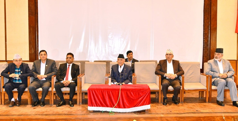 एमाले संसदीय दलको बैठक बस्दै