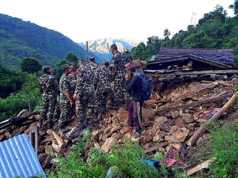 रामेछाप पहिरोमा बेपत्ता ६ जनाको शव भेटियो