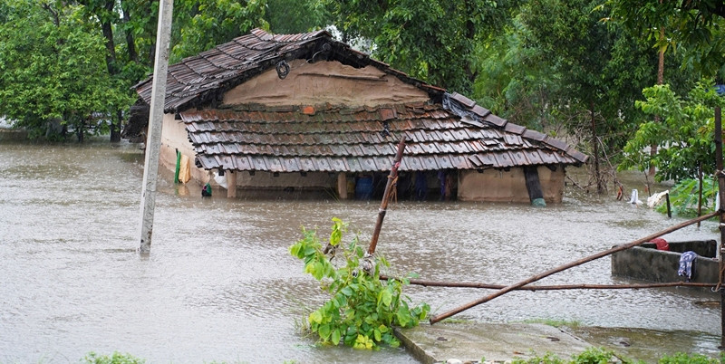 कञ्चनपुरमा भारी वर्षा