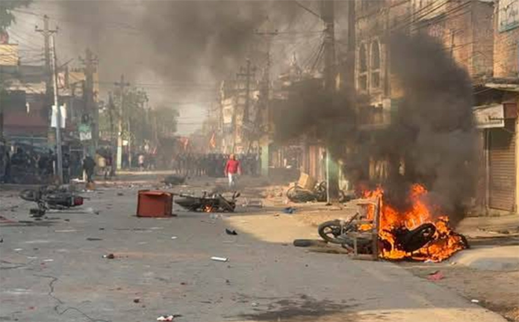 वीरगन्जमा तनावपछि लगाइयो कर्फ्यु