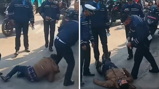 सडकमा चालकमाथि बुटैबुटले हान्ने प्रहरीको जिम्मेवारी खोसियो