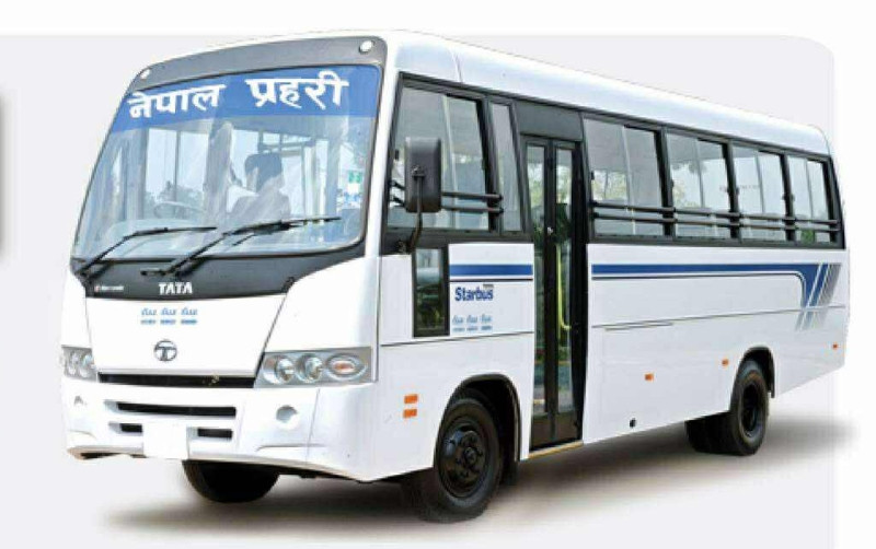 सर्वसाधरणका लागि काठमाडौँ उपत्यकामा प्रहरीले सञ्चालन गर्यो बस सेवा
