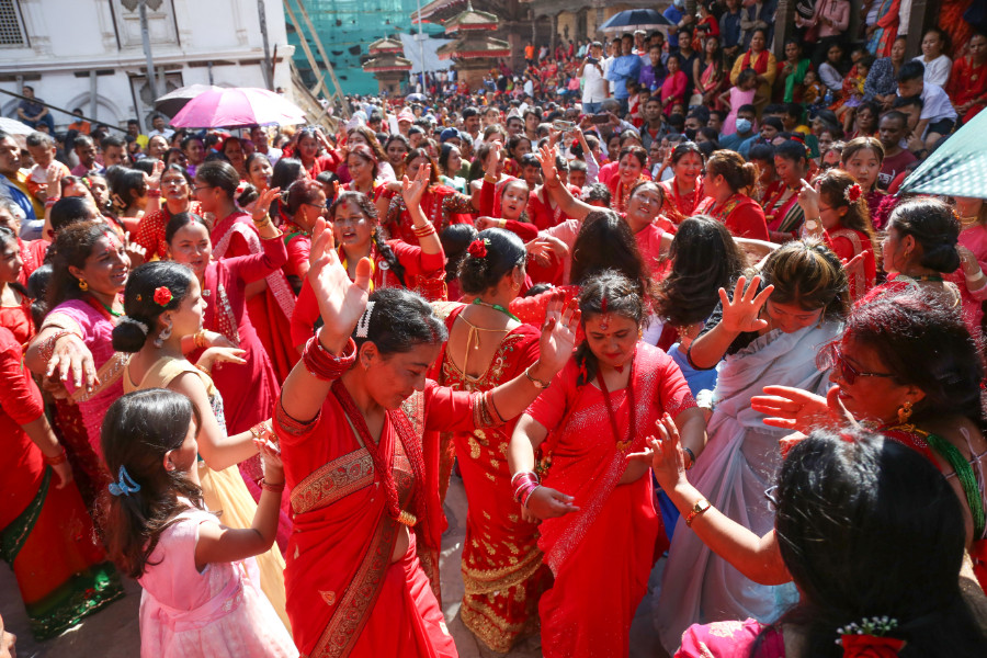 भाद्र शुक्ल तृतीया : हरितालिका तीज व्रत गरिँदै
